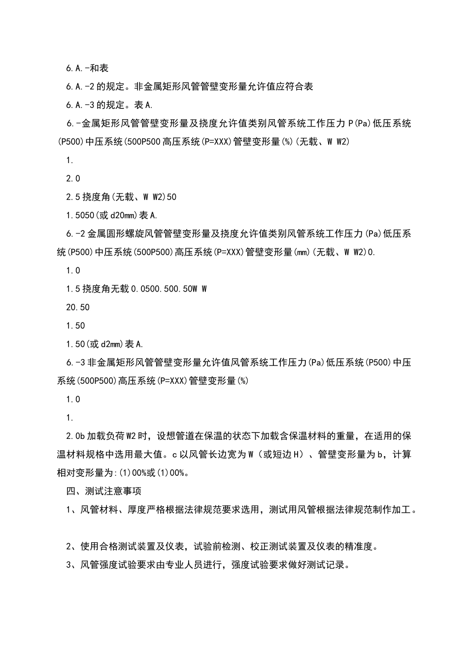 风管耐压强度试验方案_第3页