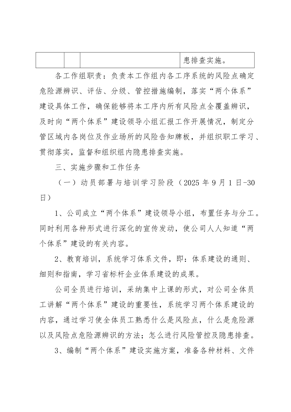 风险分级管控与隐患排查治理体系建设实施方案 (1)_第3页