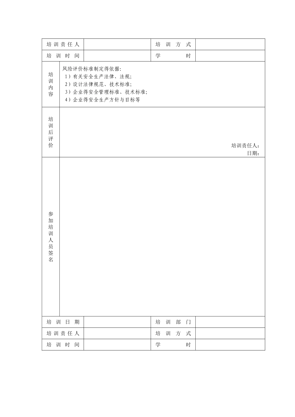 风险管理培训记录_第3页