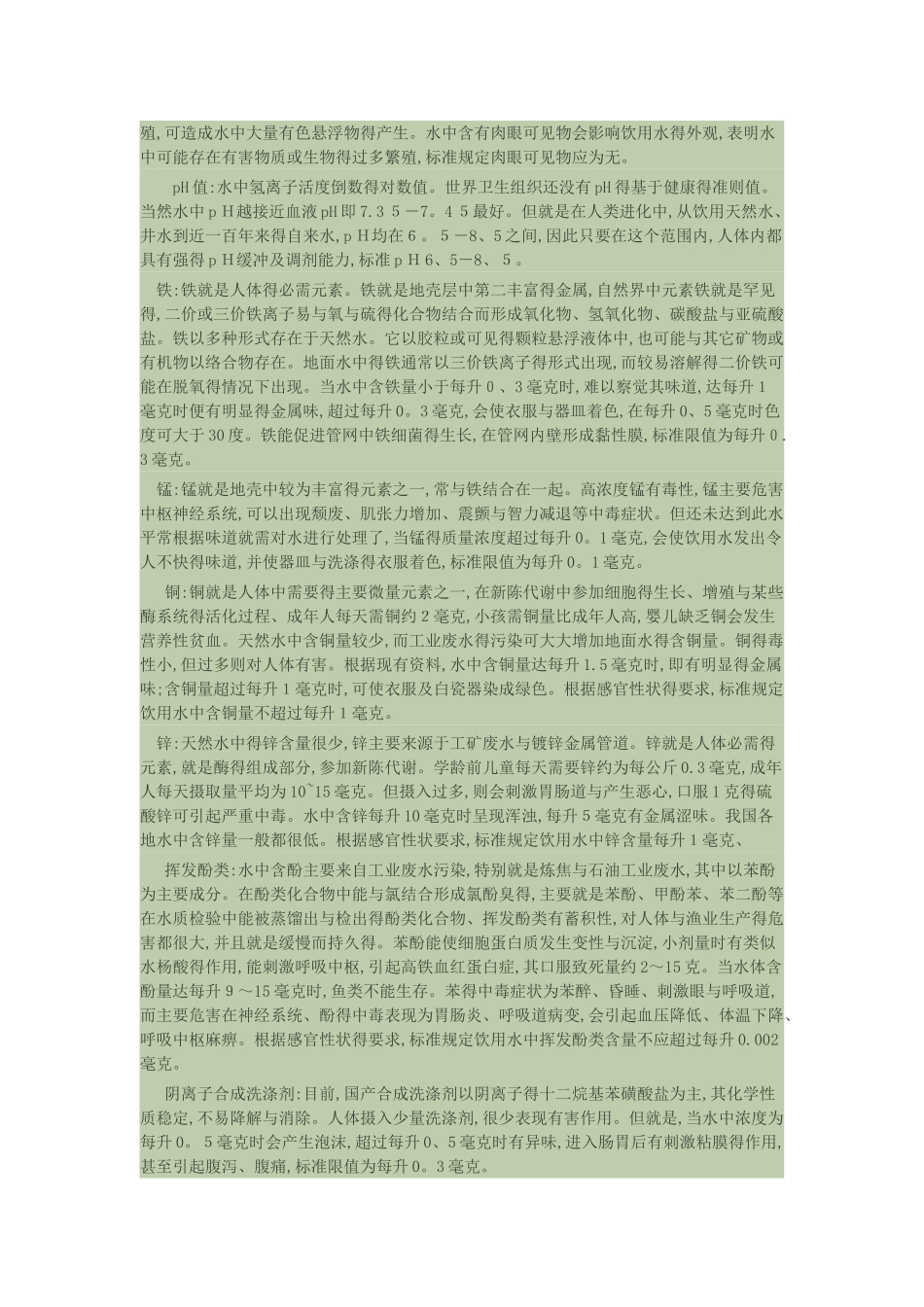 饮用水检验指标及意义_第2页