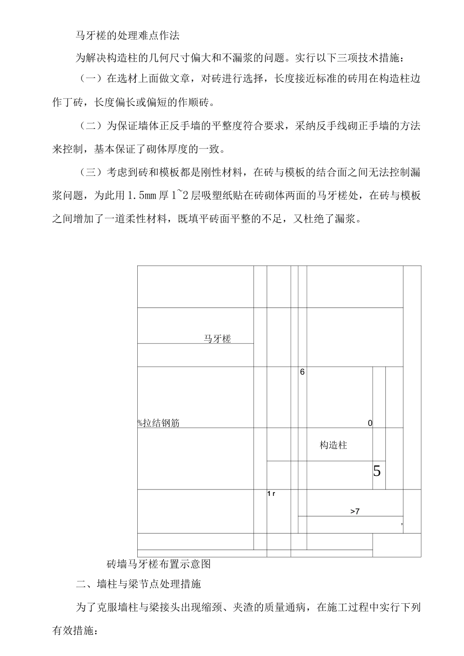 马牙槎处理措施_第1页