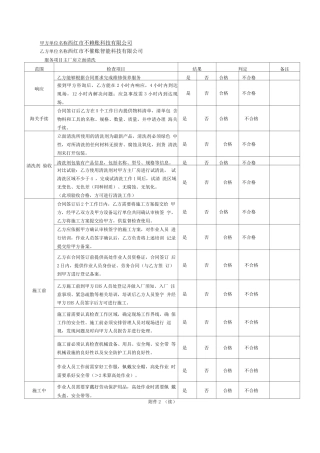 验收报告-主厂房立面清洗