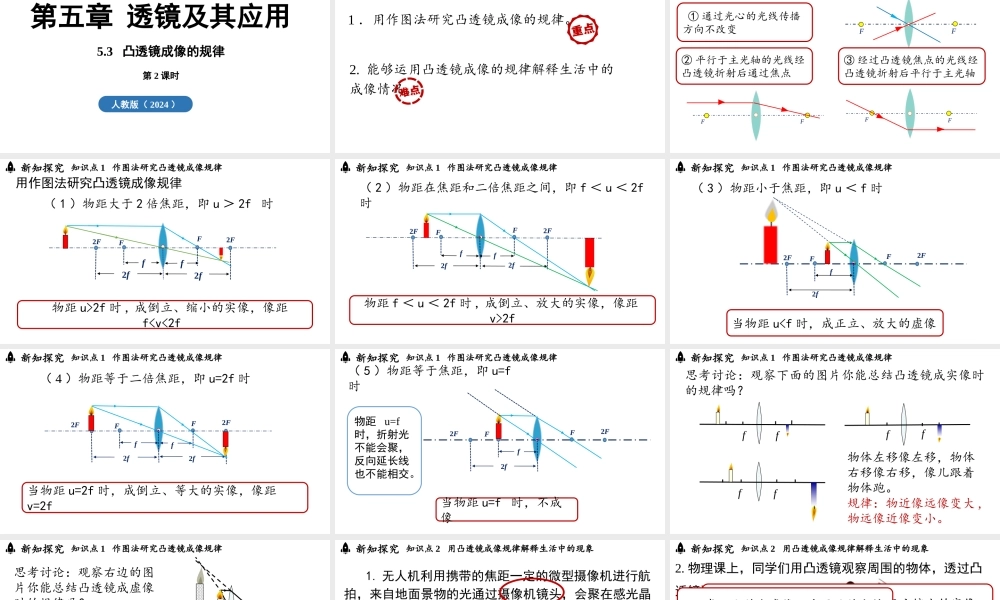 2025-2026学年新人教版八年级物理上册5.3凸透镜成像的规律 第2课时 课件