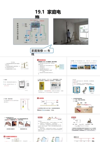 （25秋）人教版九年级物理19.1家庭电路 课件