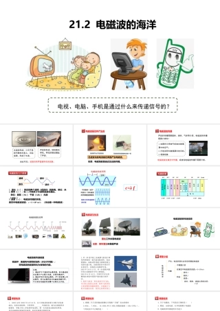 （25秋）人教版九年级物理21.2电磁波的海洋 课件