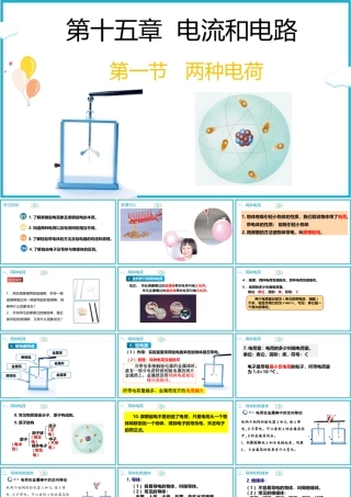 2025-2026学年人教版九年级物理15.1两种电荷 课件