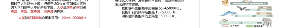 （2024人教版）八年级物理上册2.2   声音的特性 