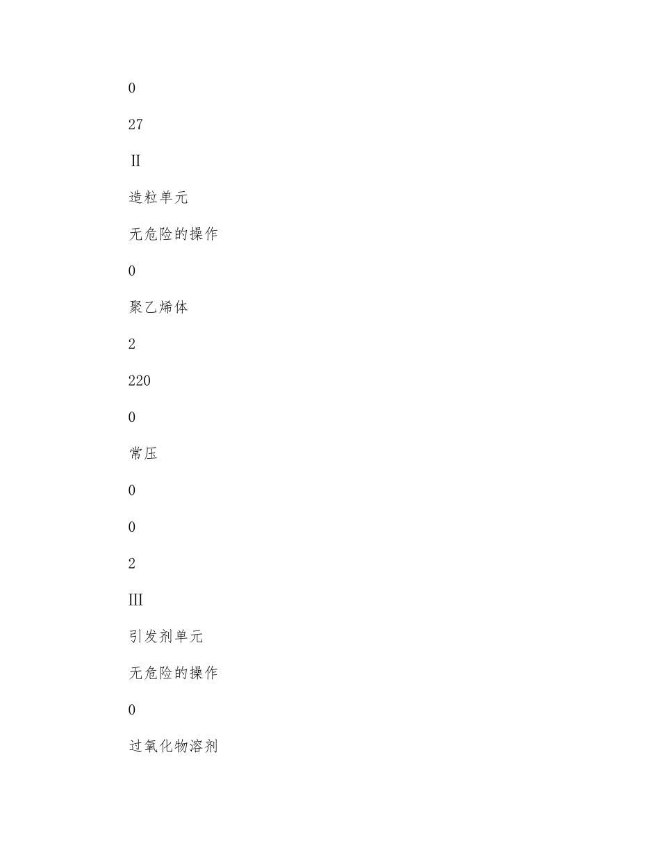 高压聚乙烯装置上风险评价的应用——具体应用_第3页