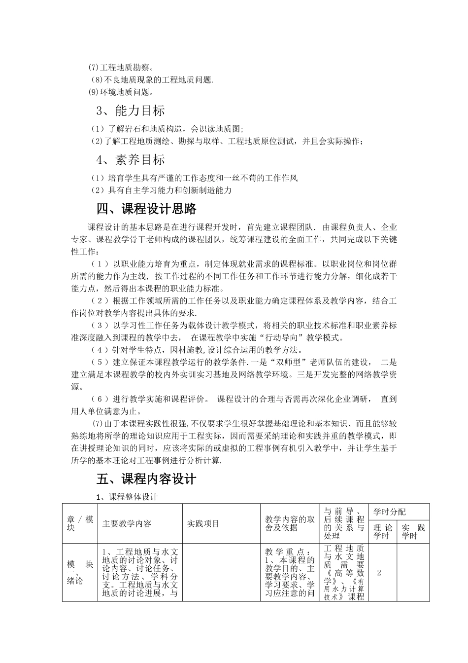009工程地质与水文地质课程标准_第2页