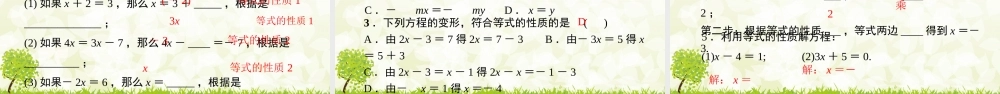24版-人教七年级上册5.1.2  等式的性质 素养课件