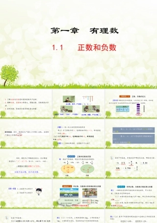 24版人教七年级数学上册基本母题精讲精练1.1 正数和负数 课件