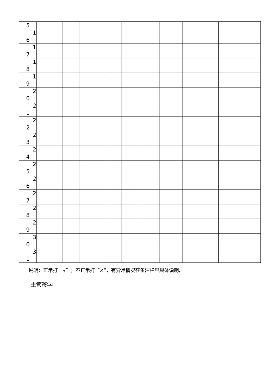 07消防水箱间巡视记录表_第2页