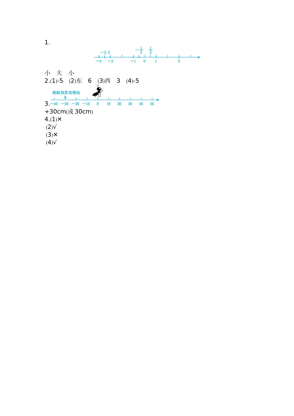 1.3在直线上表示正数、0和负数_第2页