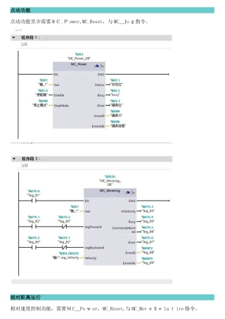 1500运动控制常见功能所用编程指令
