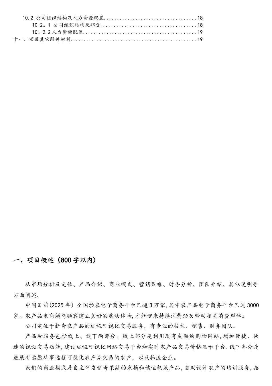 2025“互联网+”大赛项目计划书_第3页