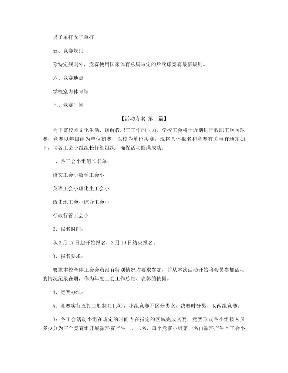 2025乒乓球比赛策划方案_第2页