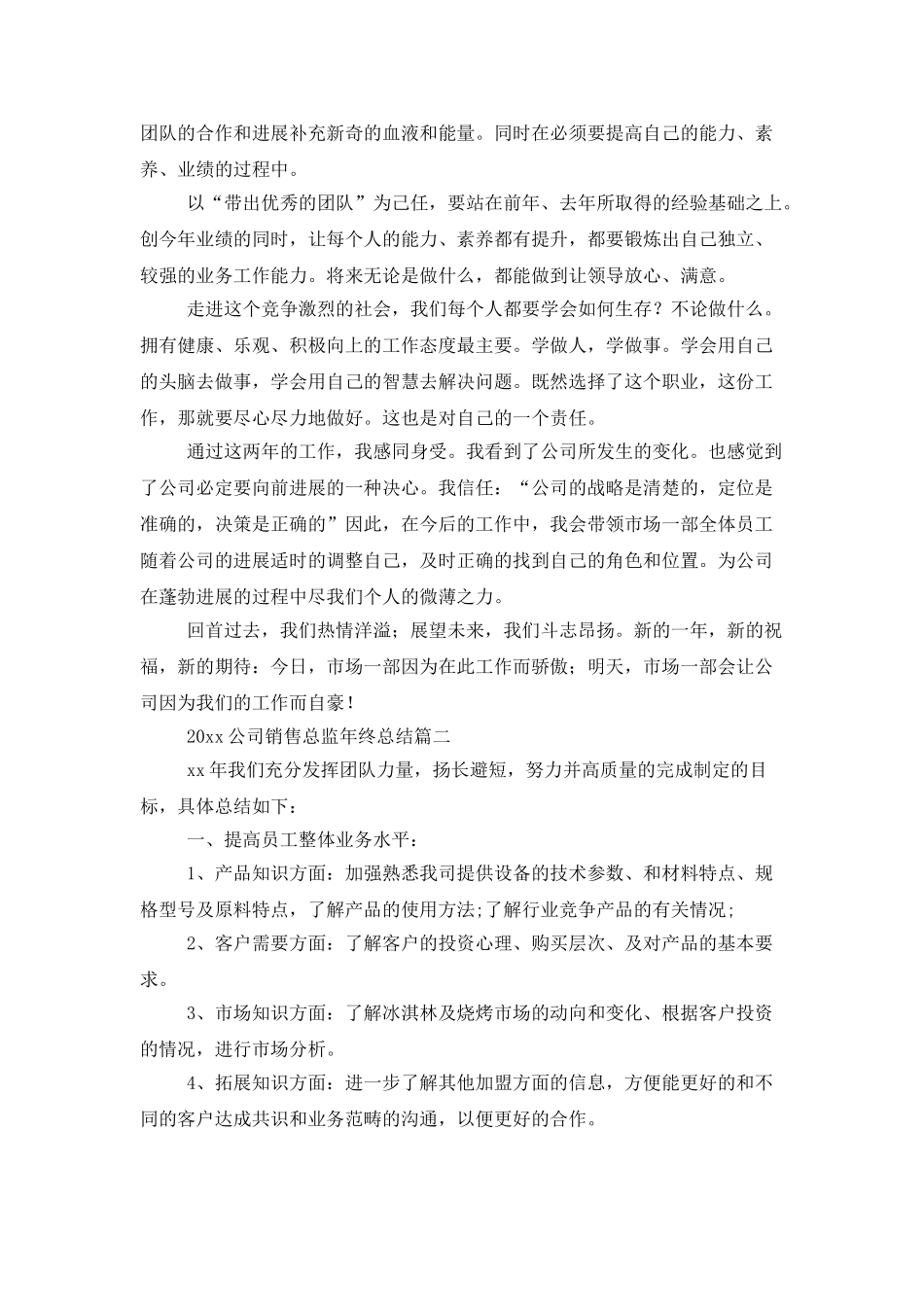 2025公司销售总监年终总结_第2页