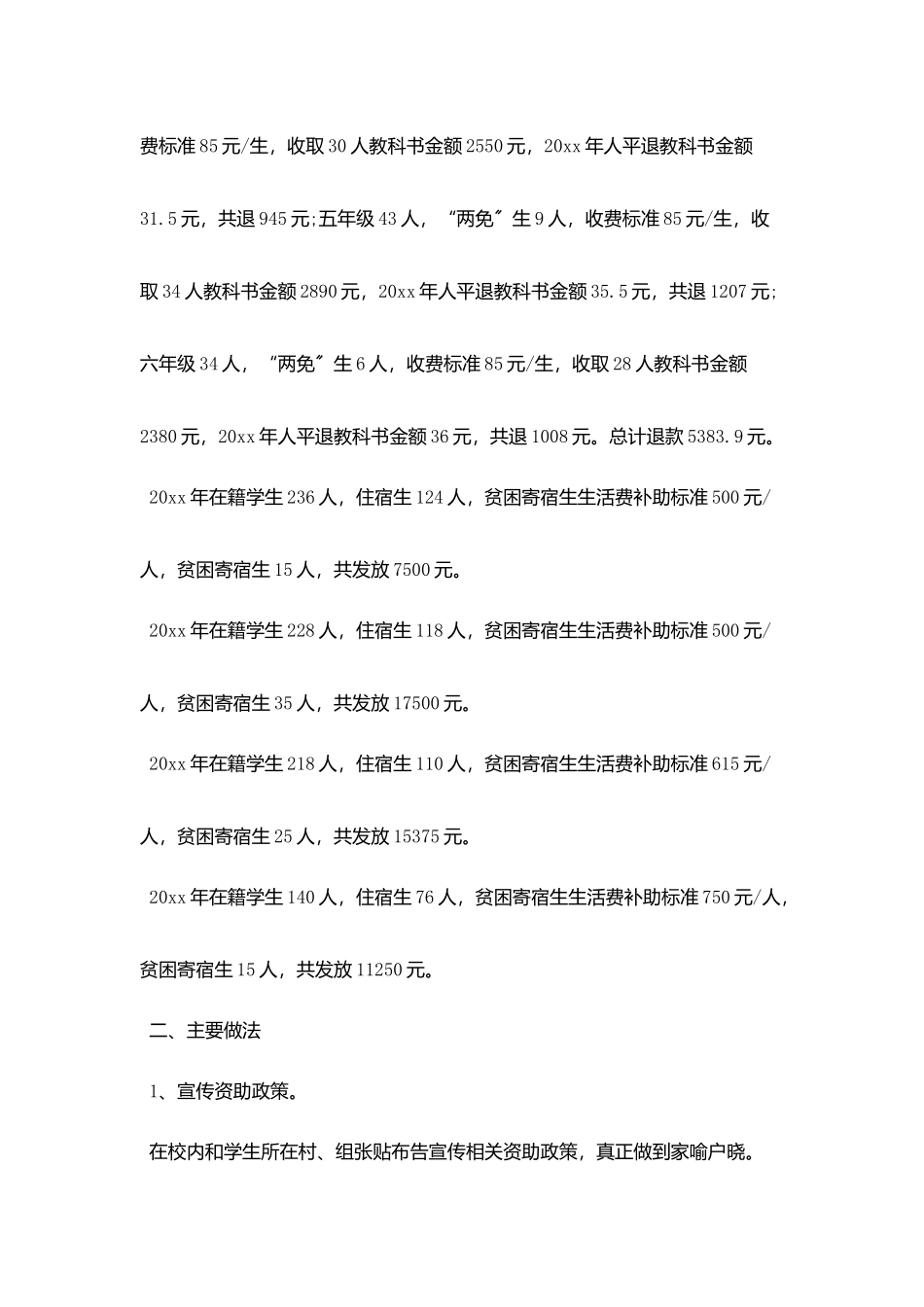 2025关于学生资助自查报告五篇_第2页