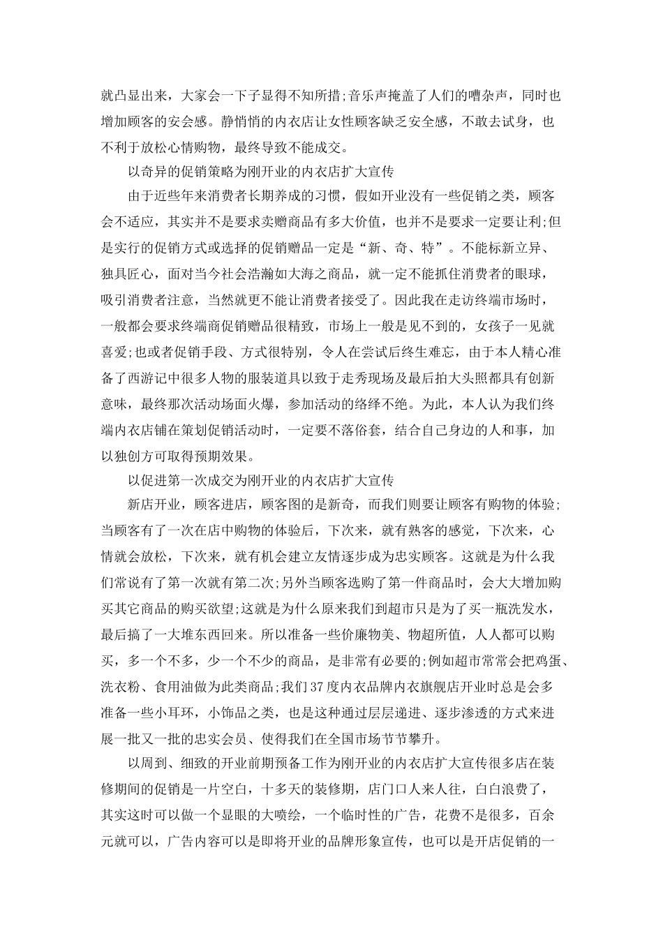 2025内衣销售工作总结_第3页