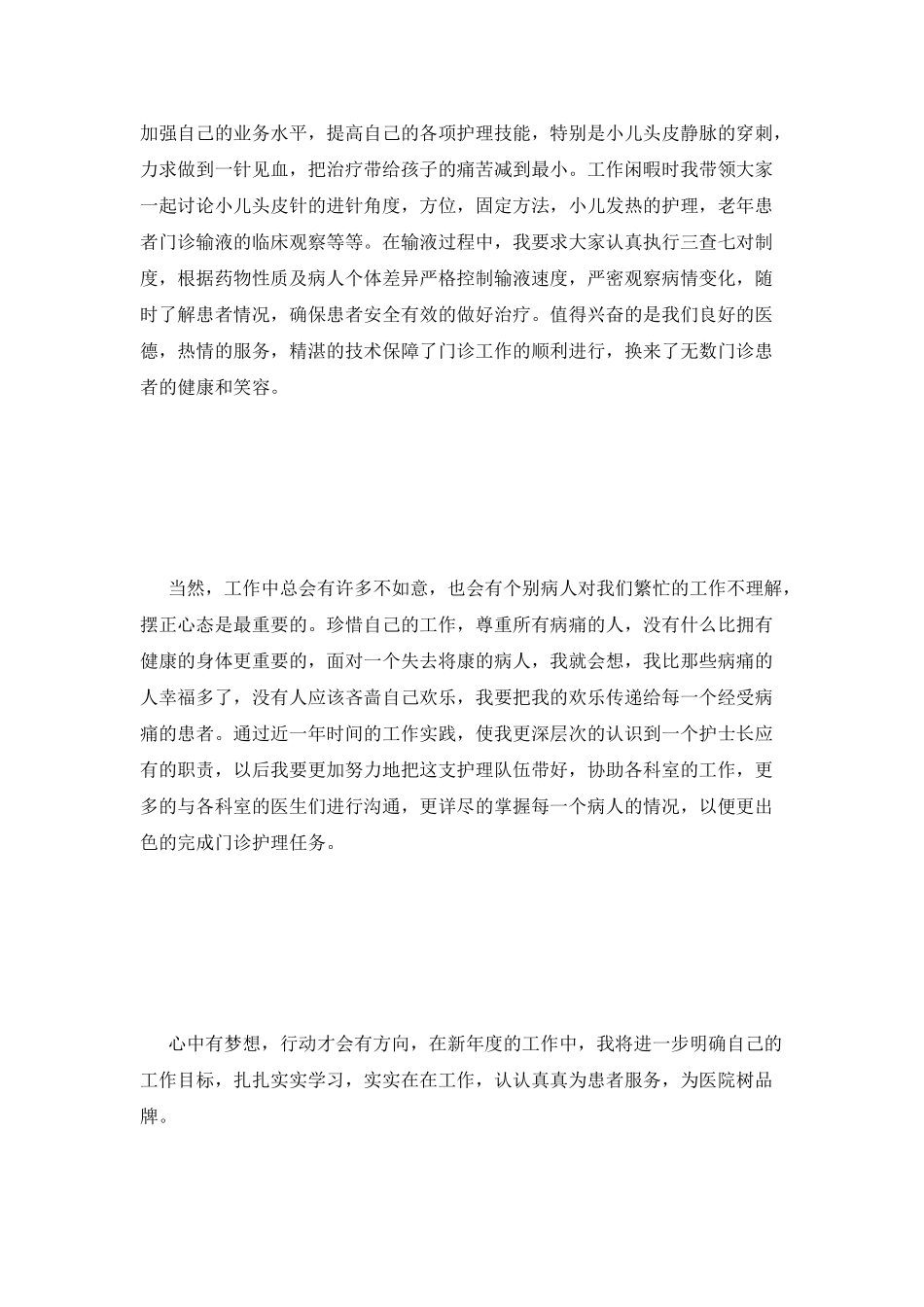 2025年11月护士个人述职报告_第3页