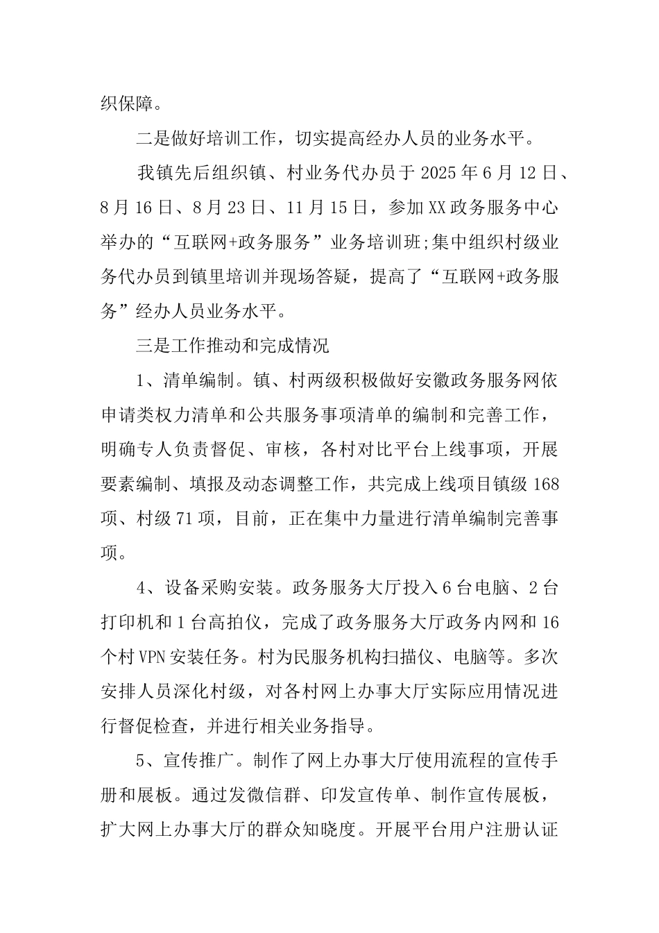 2025年“互联网-政务服务”工作总结_第2页