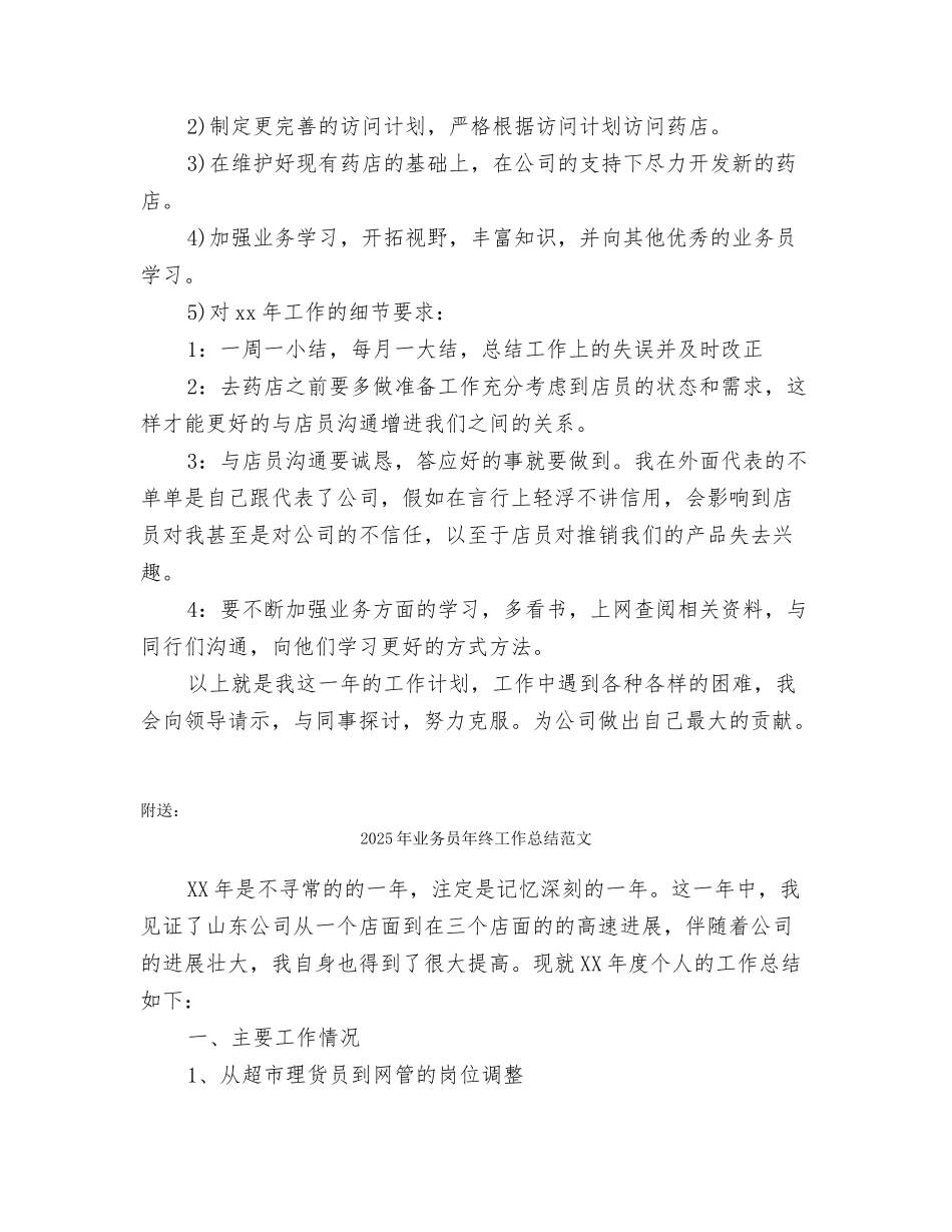 2025年业务员年终工作总结样本_第2页