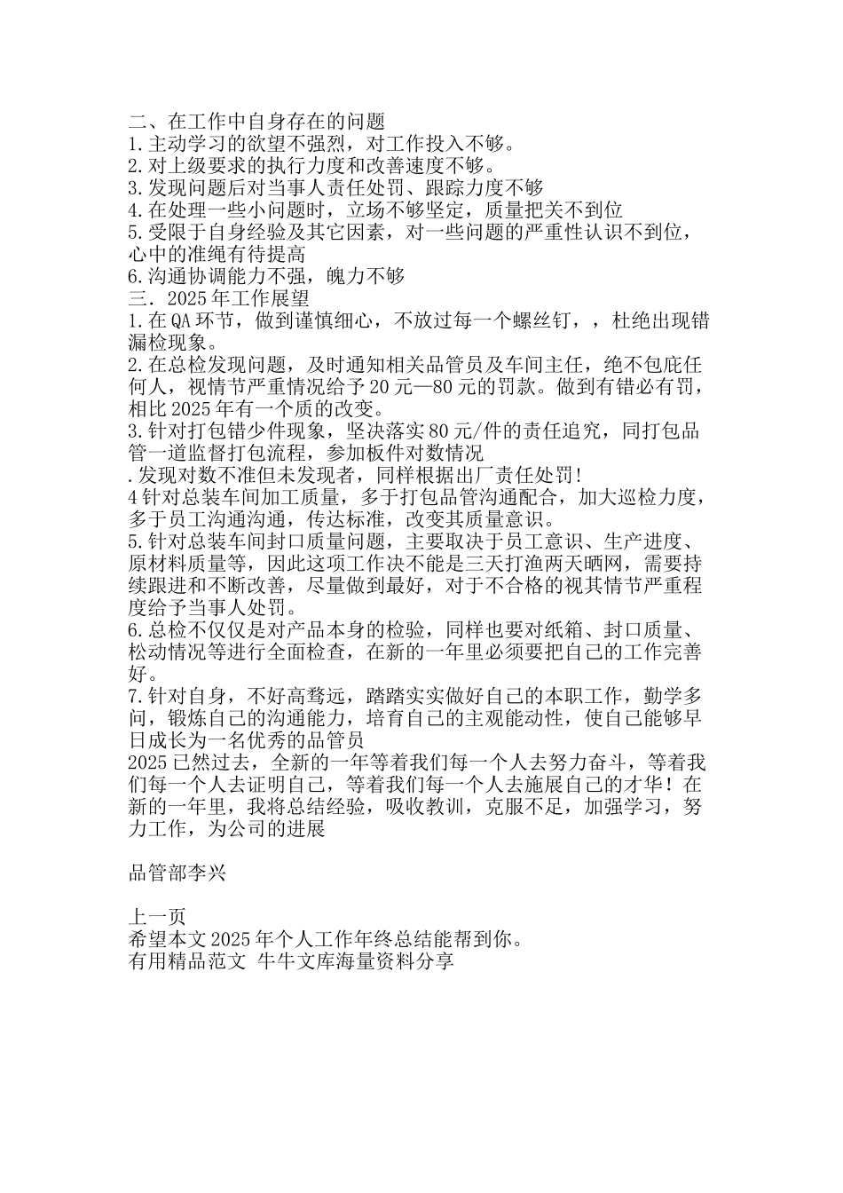 2025年个人工作年终总结-精品范文资料_第2页