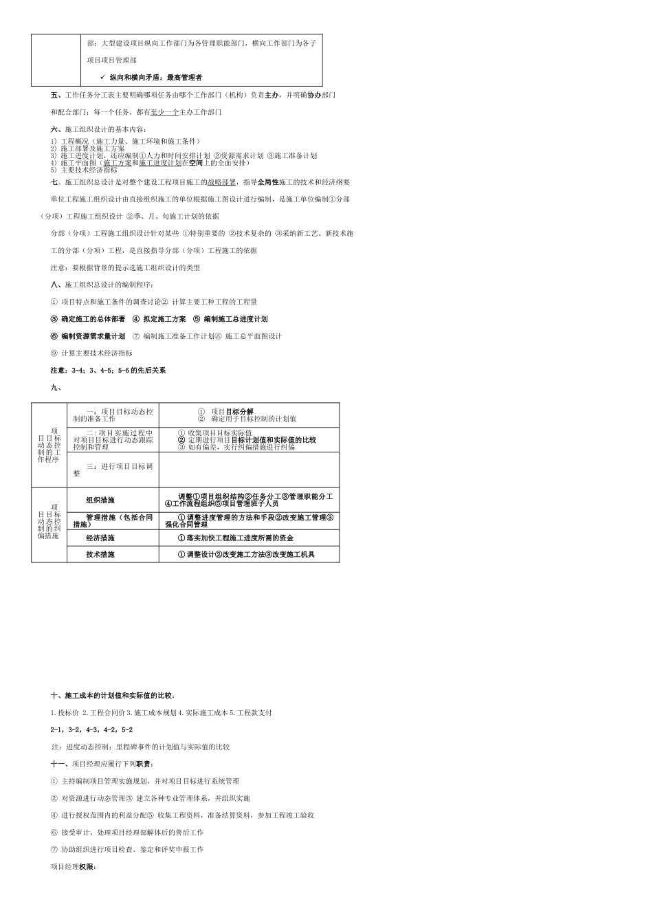 2025年二级建造师《建设工程施工管理》复习重点资料总结_第2页
