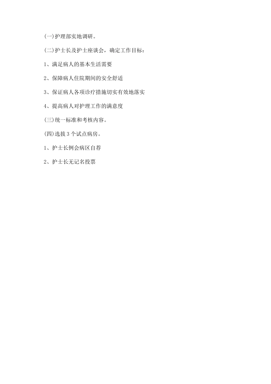 2025年优质护理工作计划范文_第2页