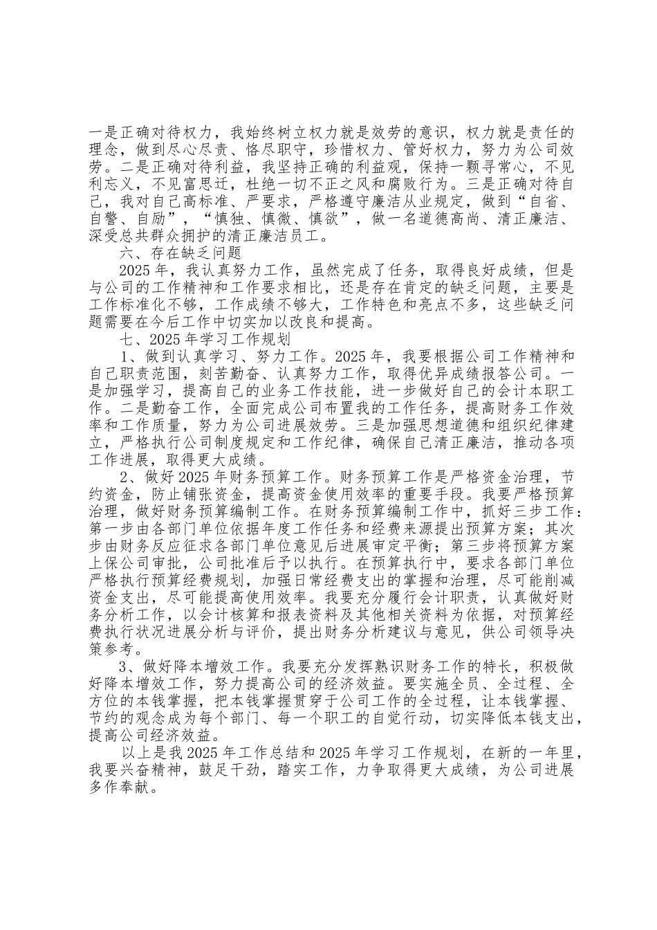 2025年公司会计个人工作总结1_第3页