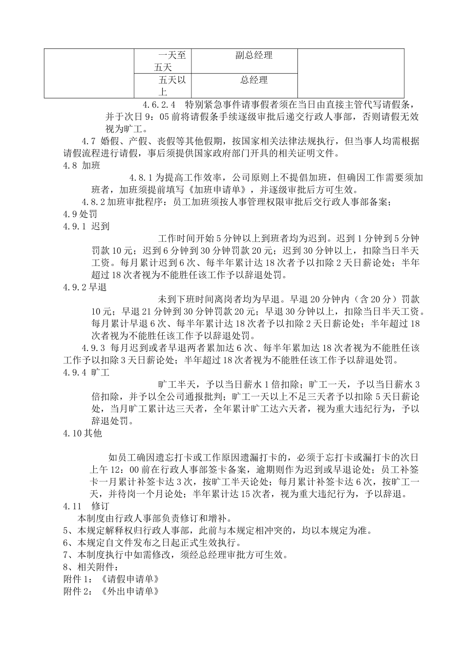 2025年巨网科技考勤管理制度_第3页