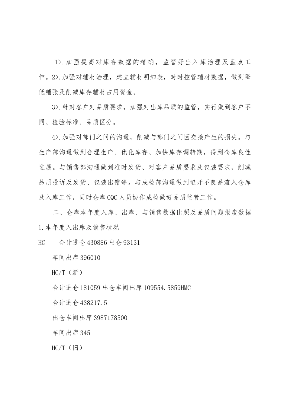2025年年仓库年终工作总结_第3页