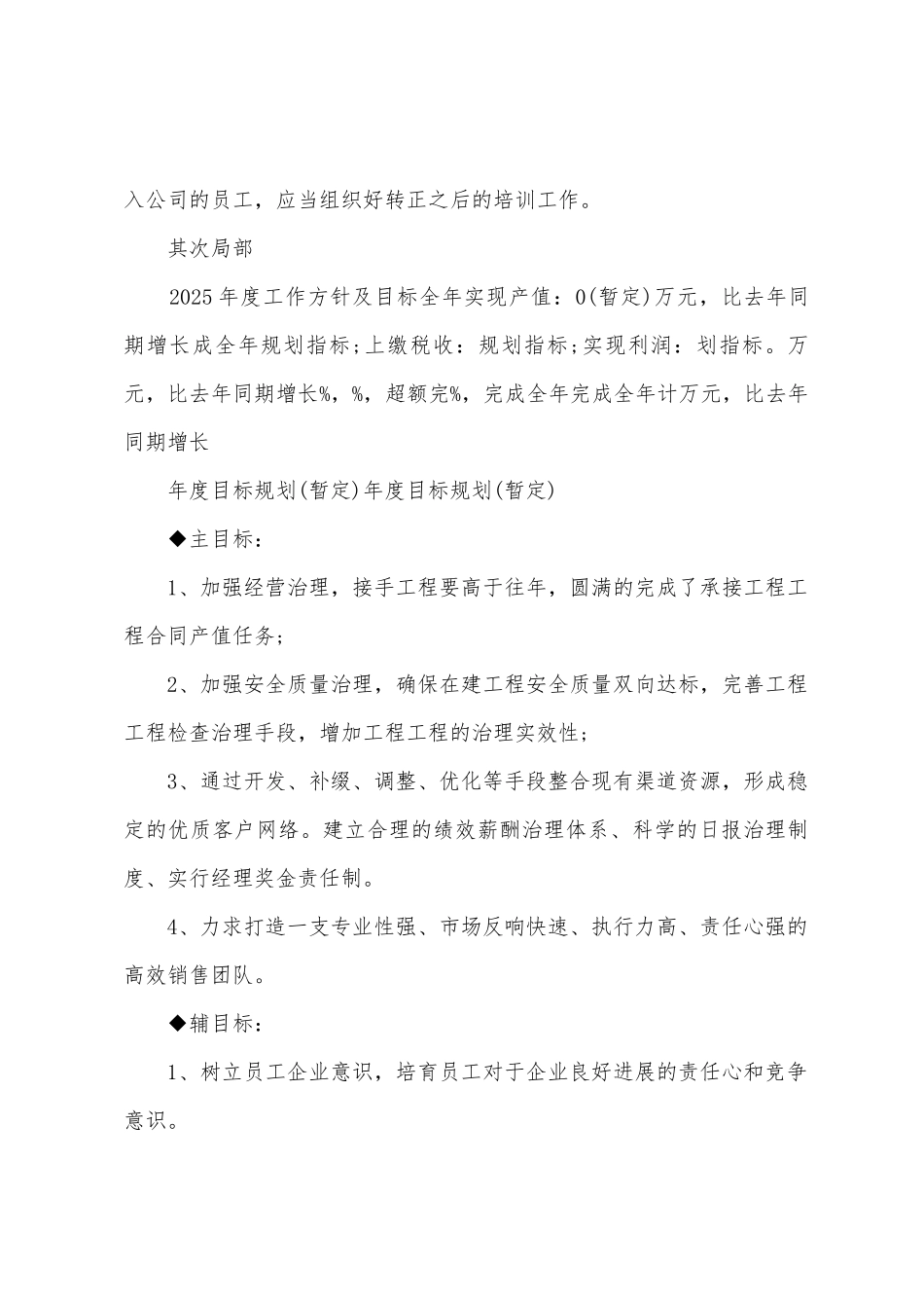 2025年年公司年度总结计划_第2页