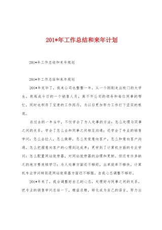 2025年年工作总结和来年计划