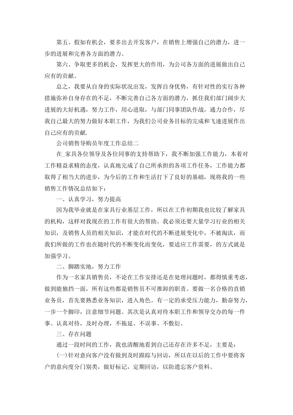 2025年底公司销售导购员年度工作总结五篇_第3页