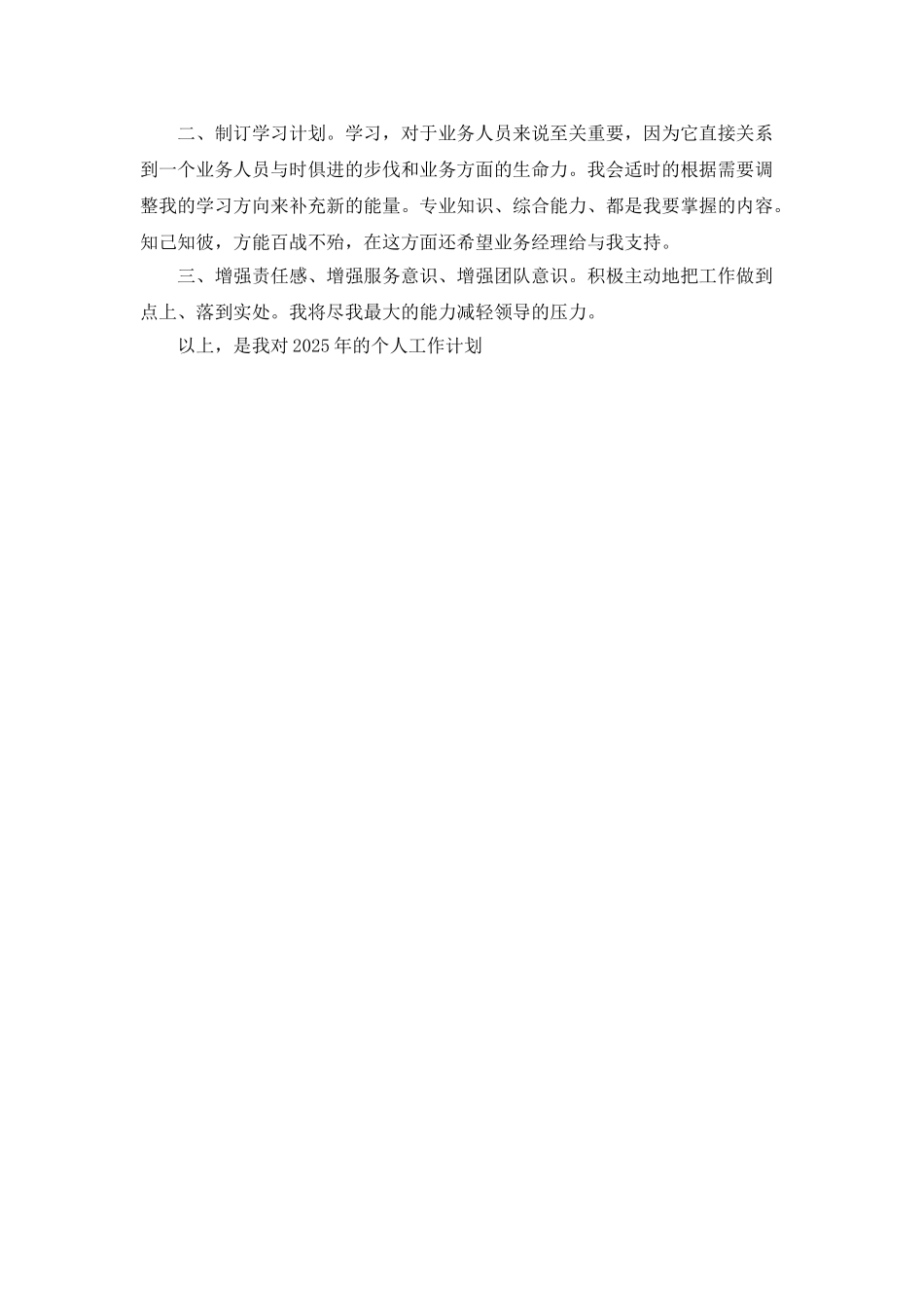 2025年度工作计划范文_第2页