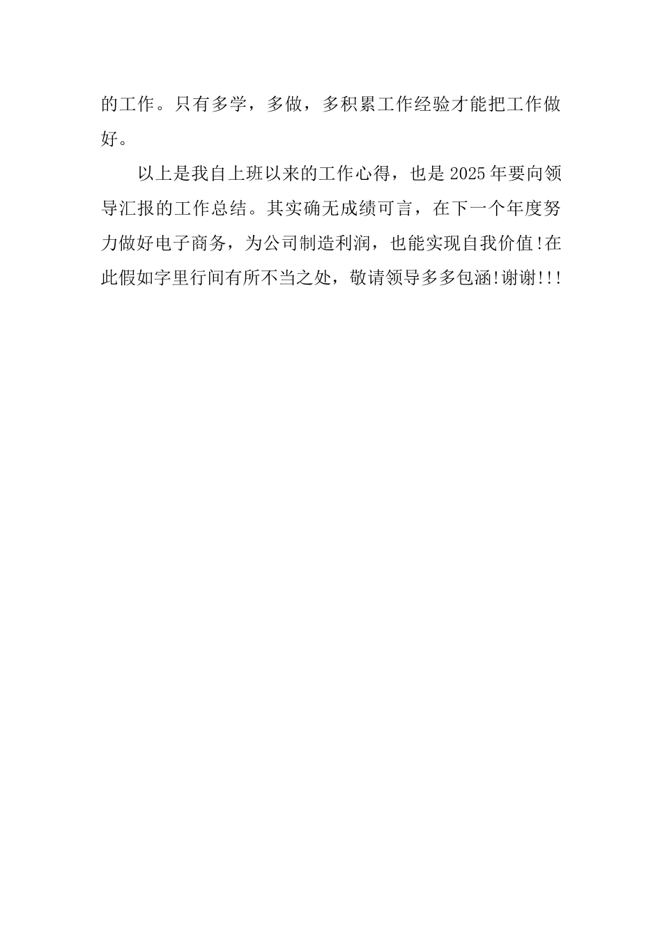 2025年度电子商务工作总结范文_第2页