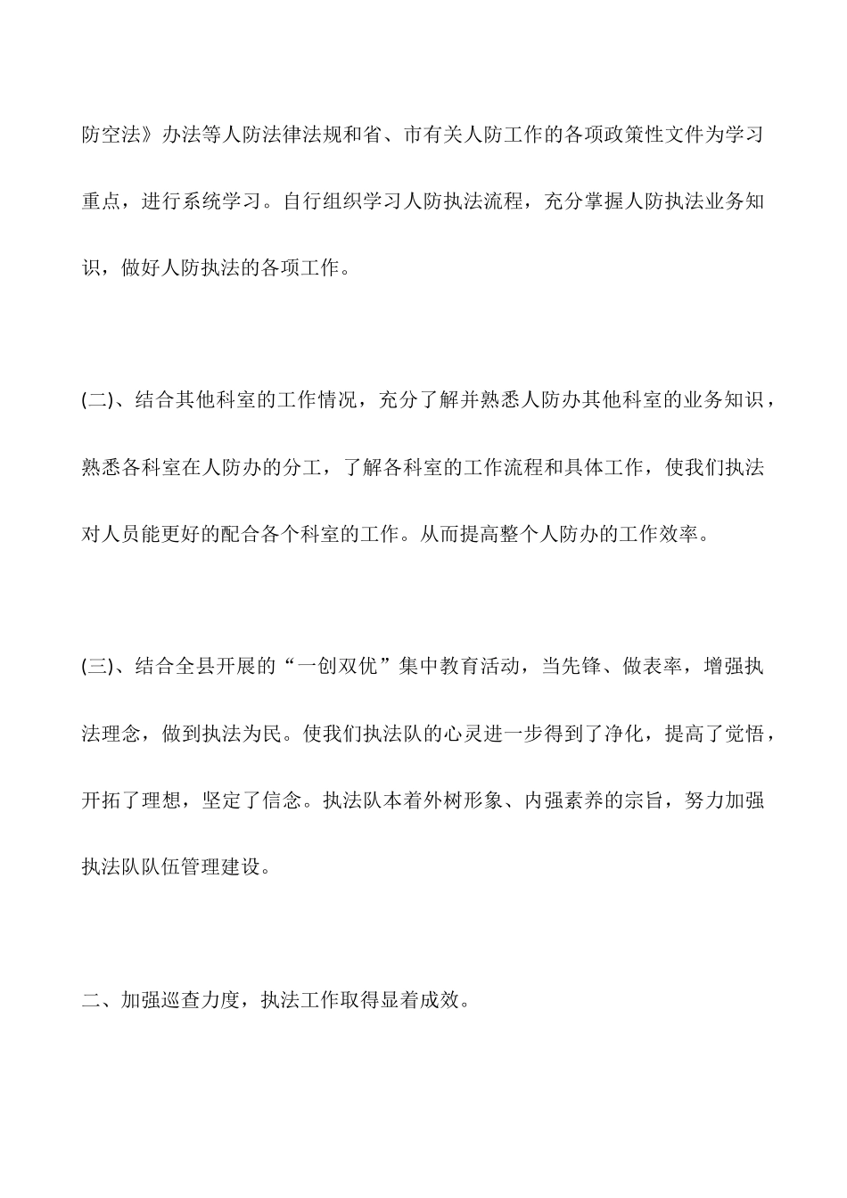 2025年执法大队个人工作总结_第2页