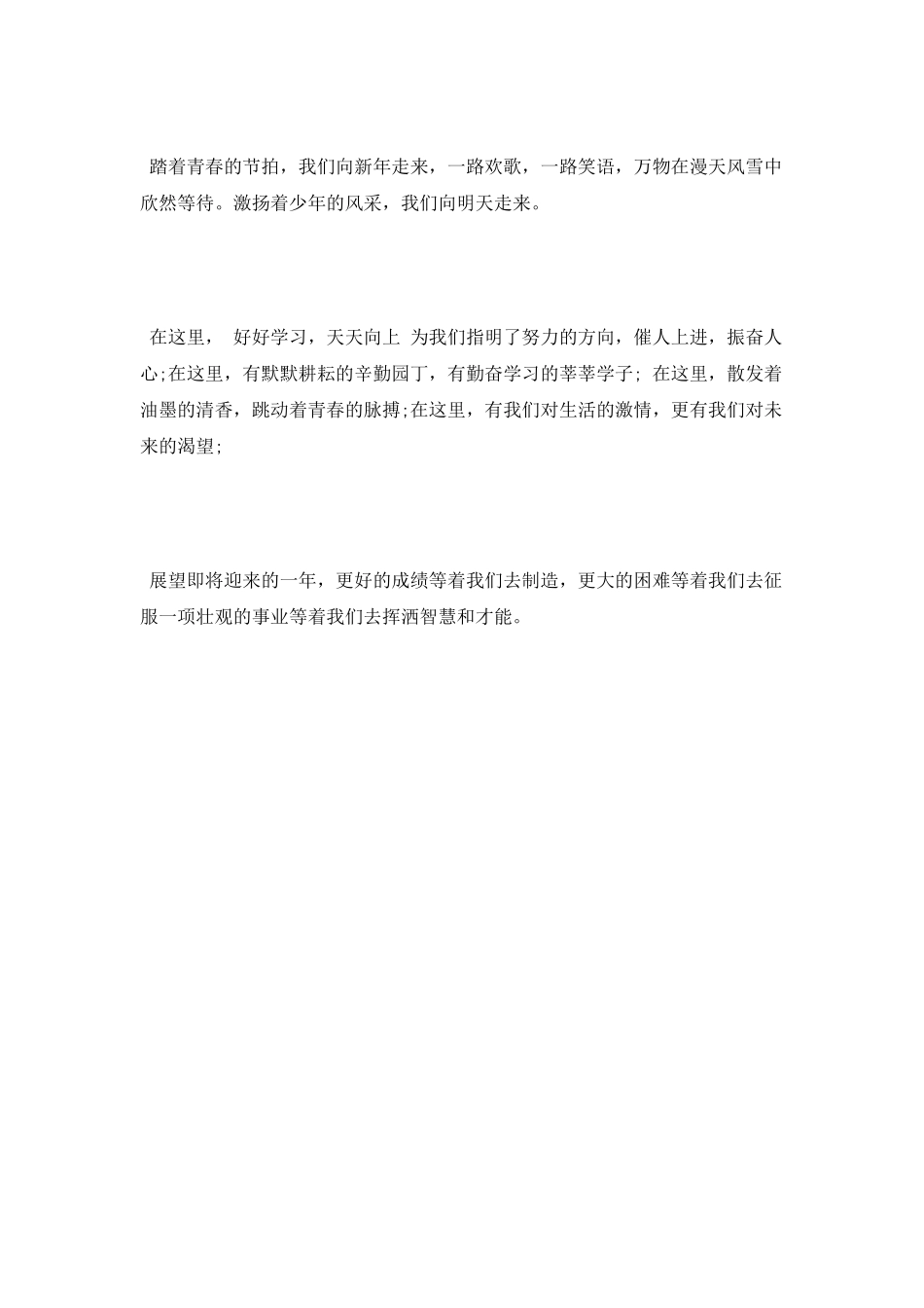 2025年新年升旗仪式演讲稿_第2页