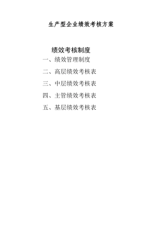 2025年某公司绩效考核全套流程表格