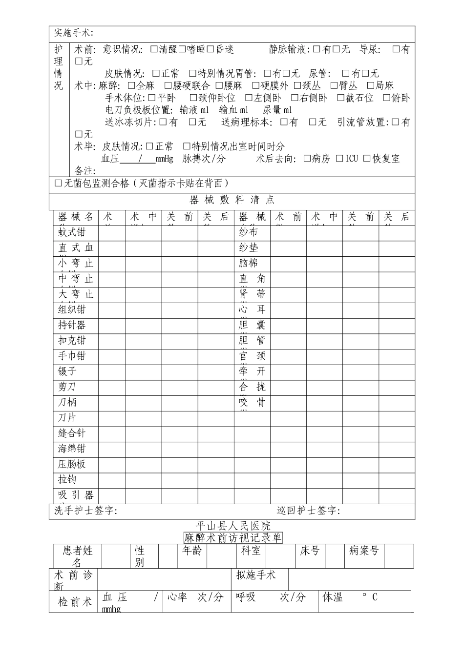 2025年版《病历书写基本规范》修改表格_第3页