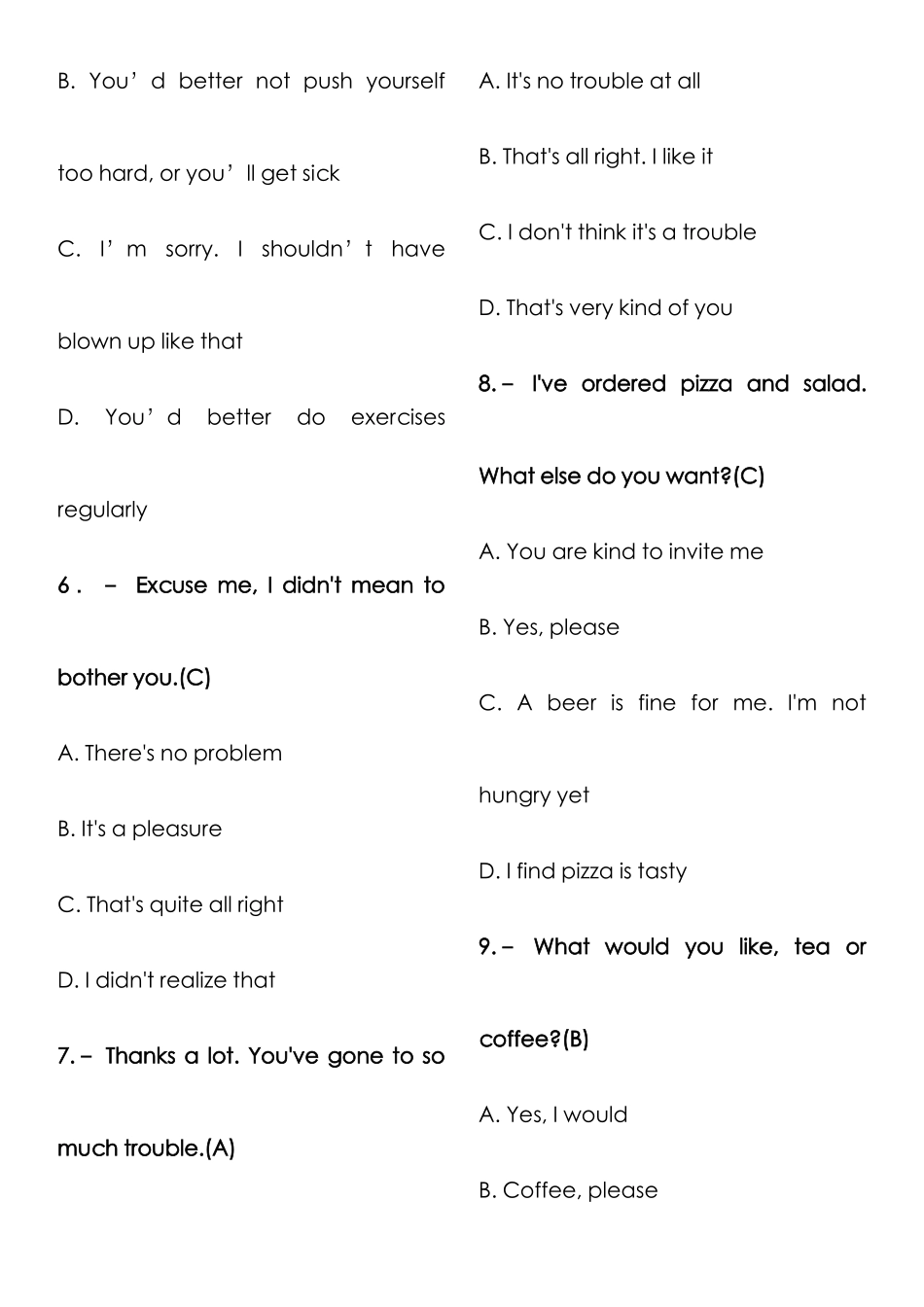 2025年电大开放英语期末网络考试答案_第2页