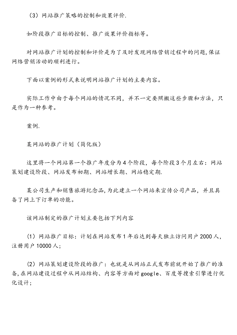 2025年网站推广方案范文_第2页