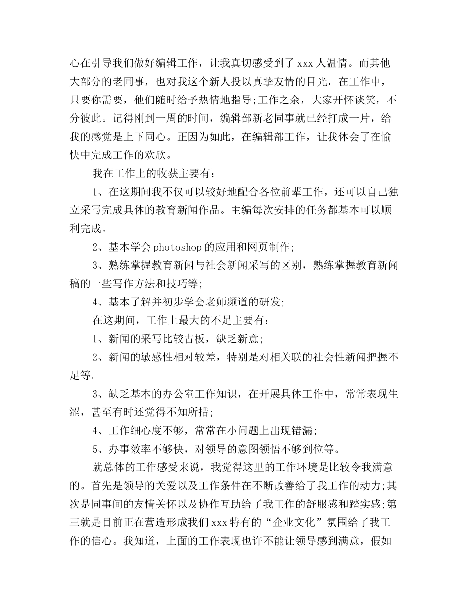 2025年网站编辑工作总结范文4篇_第2页