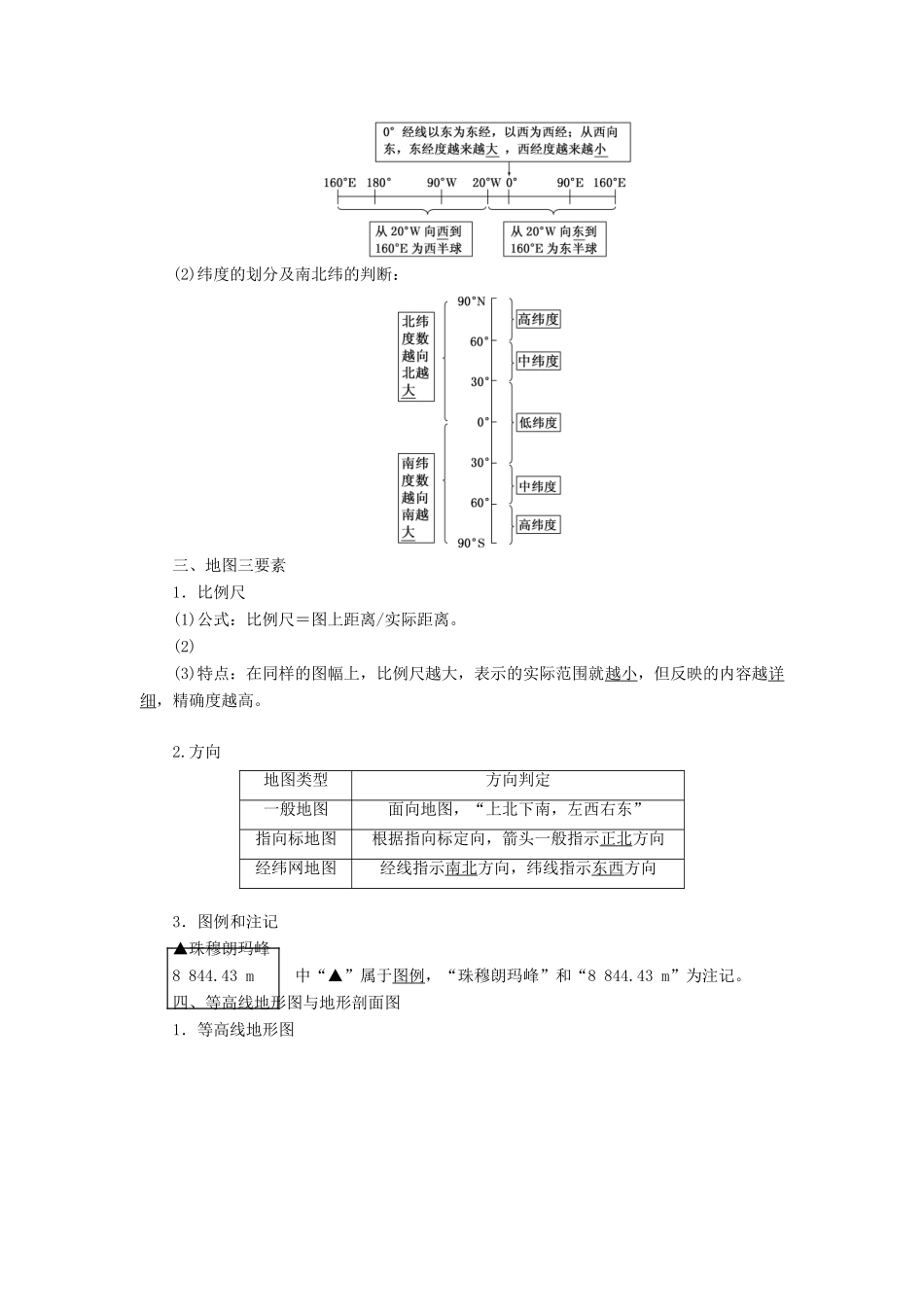 （秒杀高考）高考地理总复习 第1章《宇宙中的地球》导学案 湘教版必修1-湘教版高三必修1地理学案_第2页