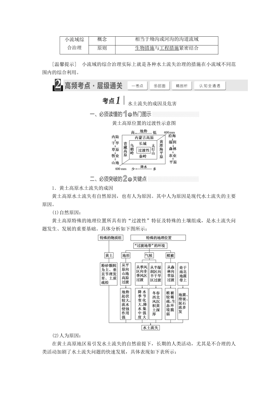 （秒杀高考）高考地理总复习 第10章《区域可持续发展》导学案 湘教版必修1-湘教版高三必修1地理学案_第2页