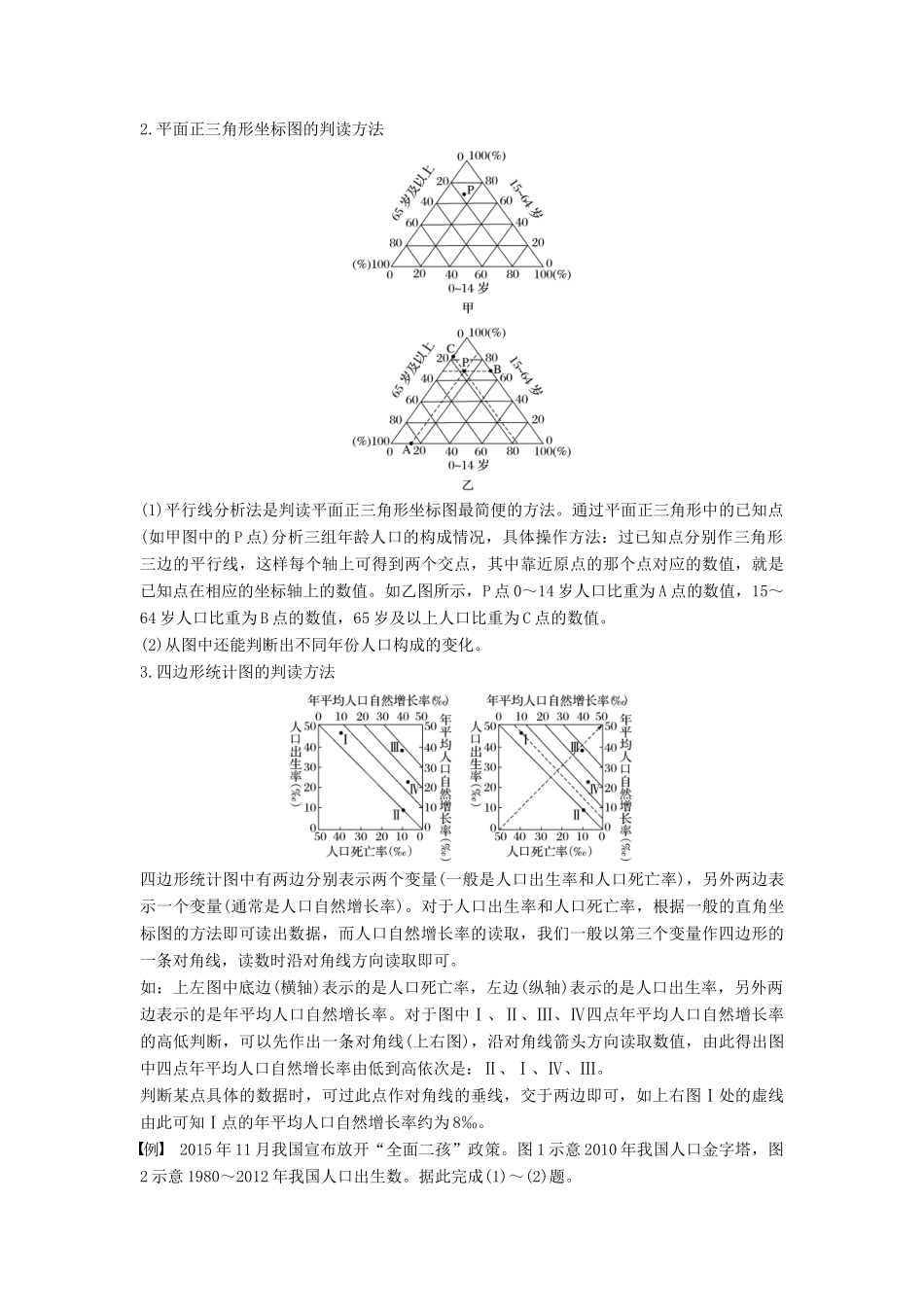 （浙江选考）高考地理二轮优选习题 专题五 人口与城市专题整合学案-人教版高三全册地理学案_第3页