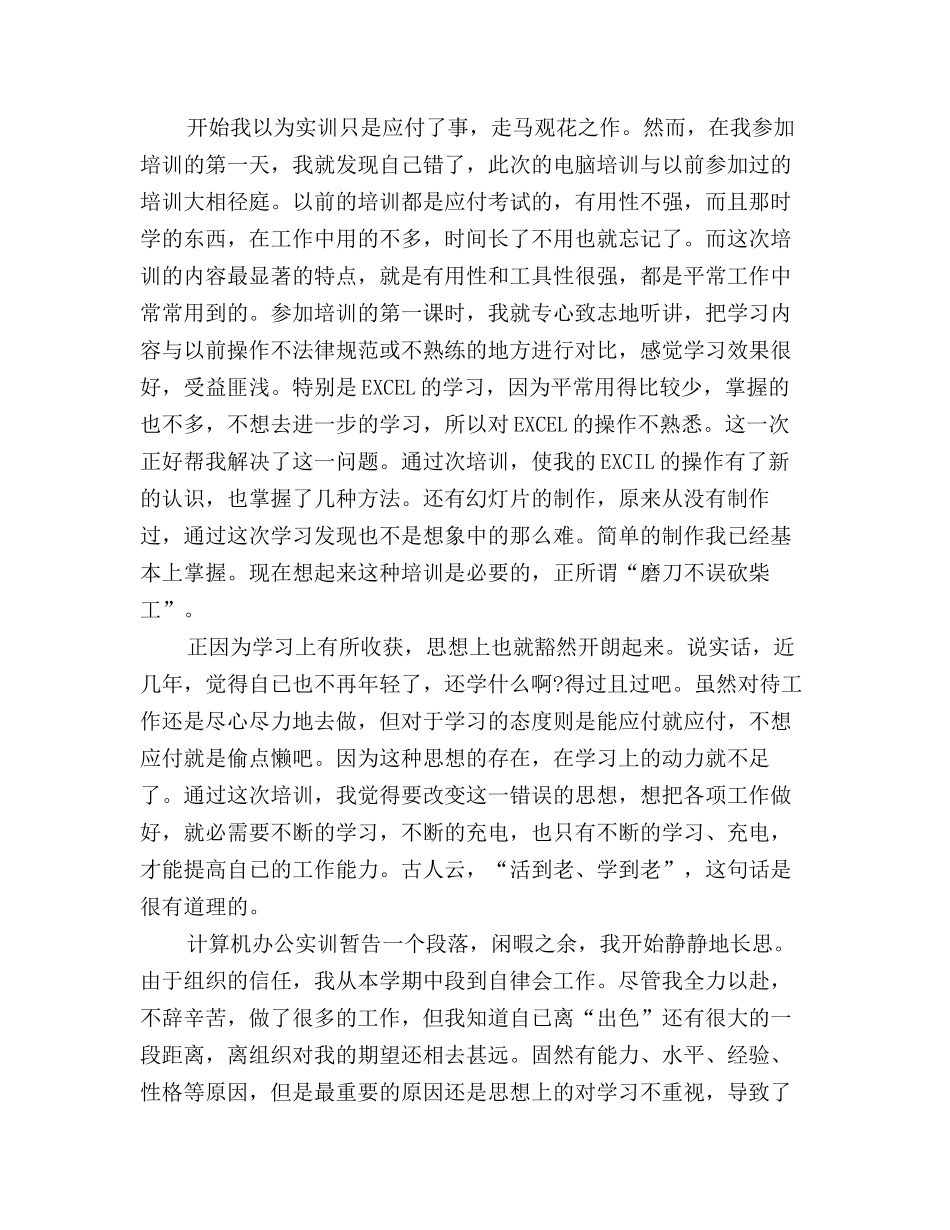 2025年计算机实训总结三篇_第2页