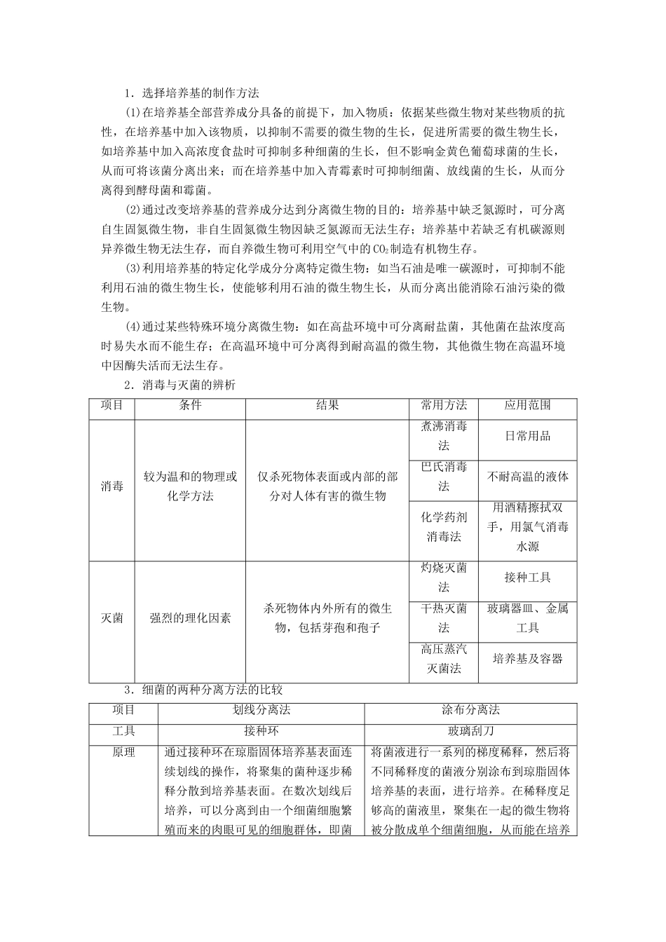（浙江选考）新高考生物一轮复习 专题11 生物技术实践 第31讲 微生物的利用教学案 新人教版-新人教版高三全册生物教学案_第3页