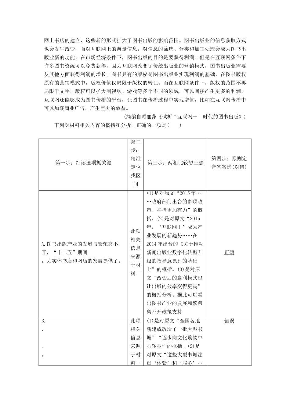 （浙江专用）高考语文一轮复习 第4部分 非连续性文本阅读 2 2 高考命题点二 非连续性文本阅读第二题教学案 苏教版-苏教版高三全册语文教学案_第3页